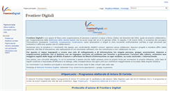 Desktop Screenshot of frontieredigitali.net